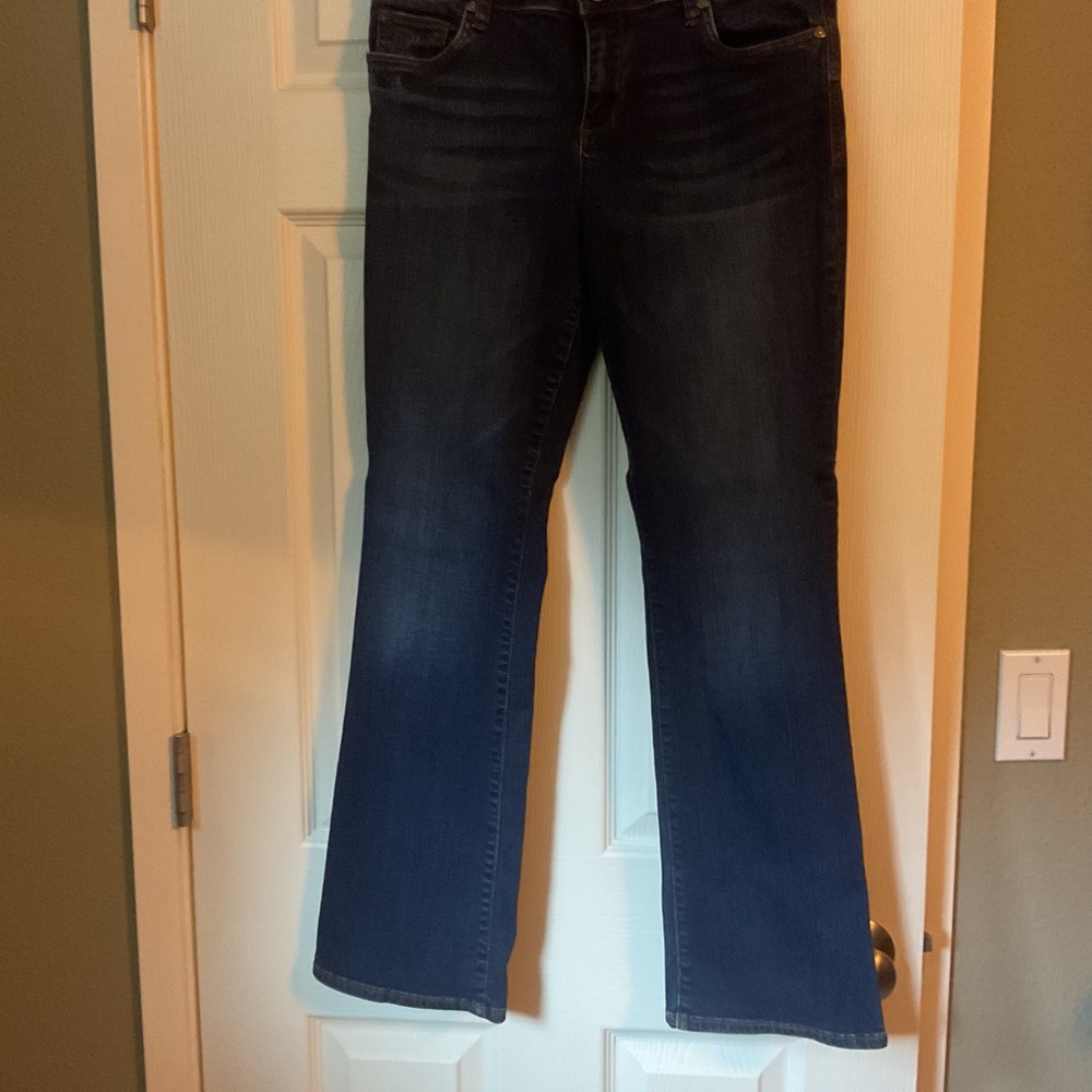 Kut from the Kloth Dark Blue Natalie Boot Cut Jeans